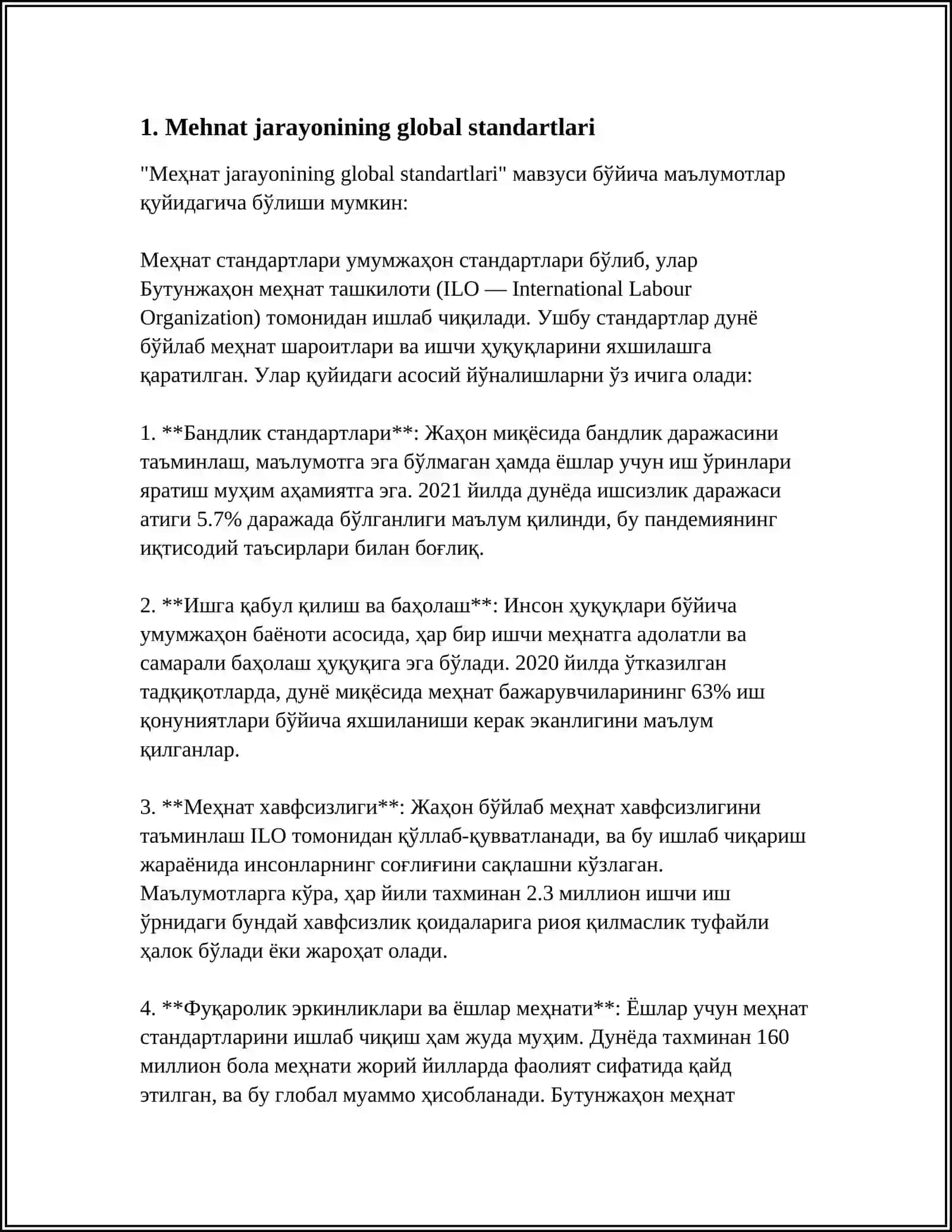 MEHNAT JARAYONI VA MENEJMENT GLOBALIZATSIYASI 4