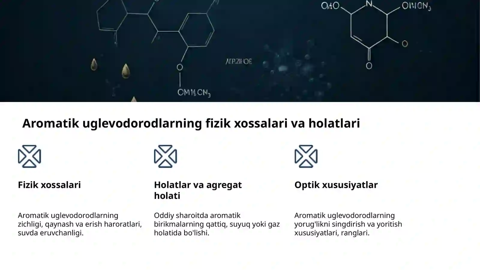 Aromatik uglevodorodlar: Olinishi va xossalari 4