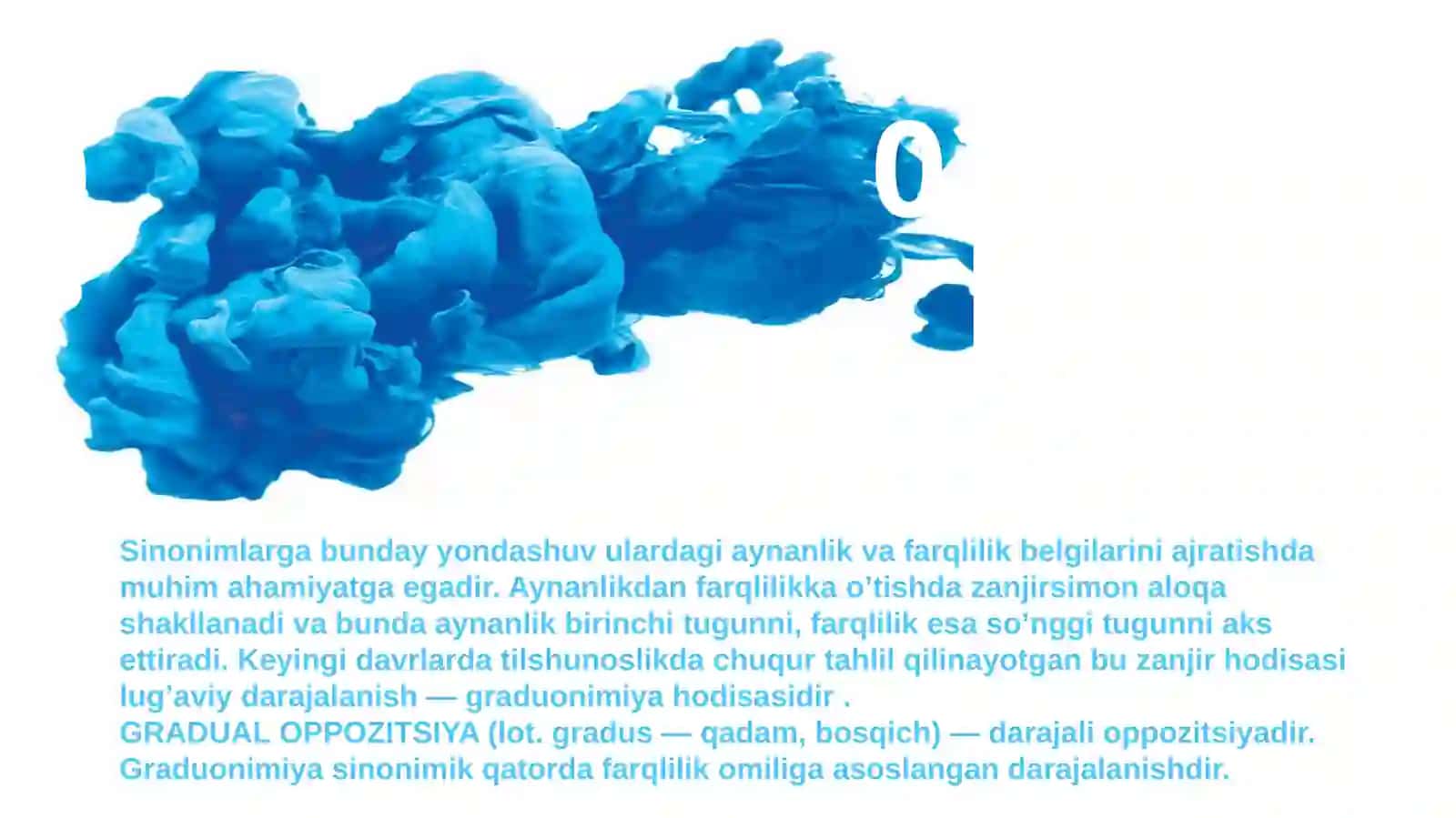Sinonimiya va darajalanish  munosabati 4