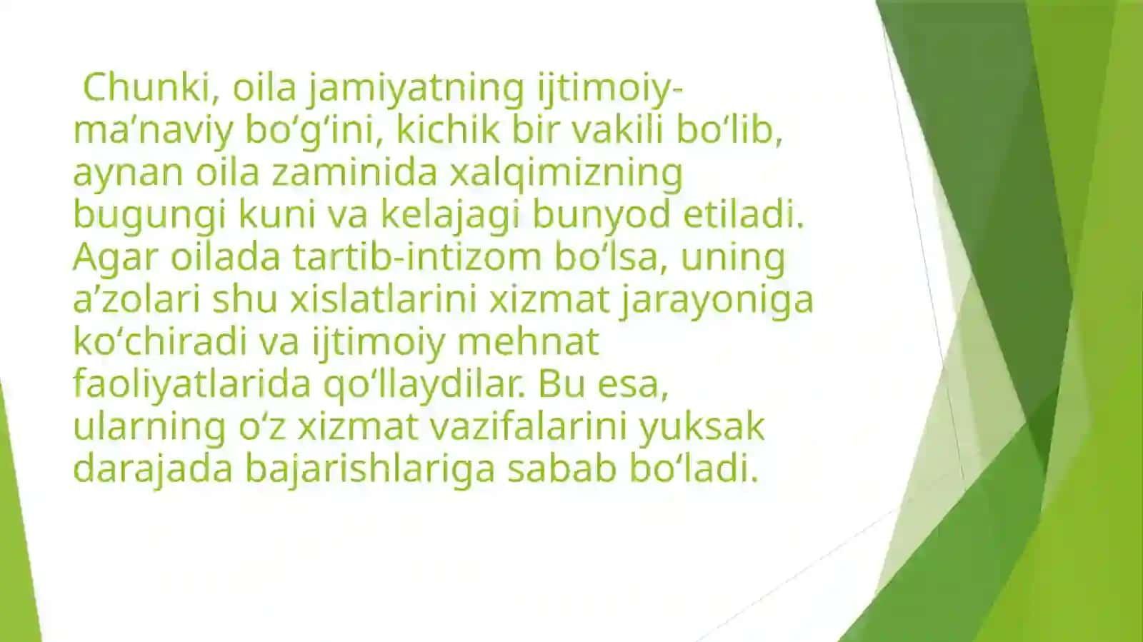 Oilada  tarbiya masalalari 4