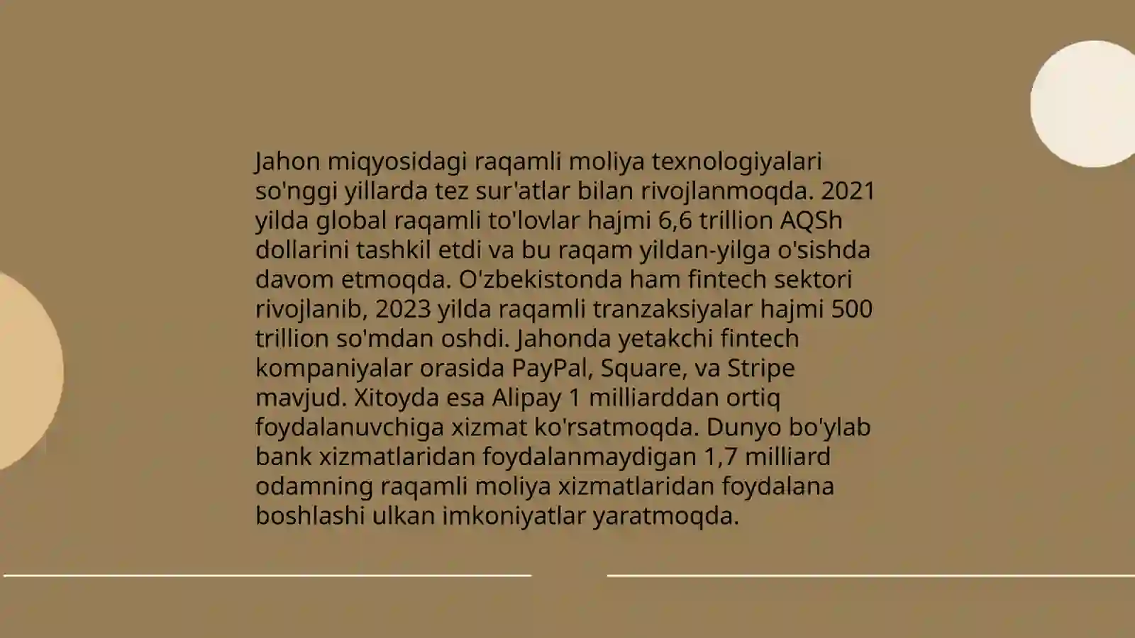 Jahonda moliya sektorini raqamlashtirish samaradorligi 4