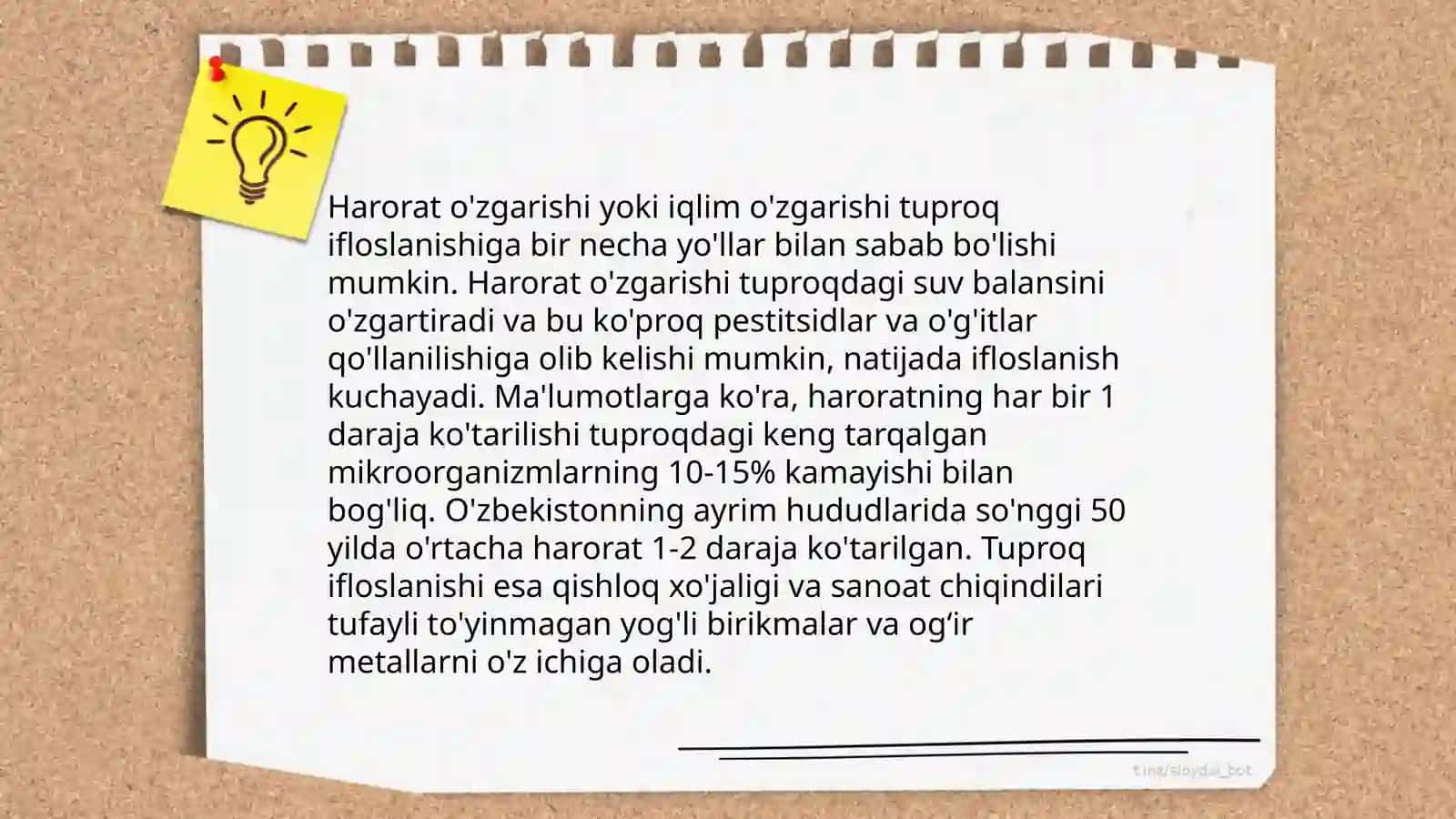 Oʻzbekiston respublikasi tuproqlarining kimyoviy ifloslanish holatlari va yillik dinamikasi 4