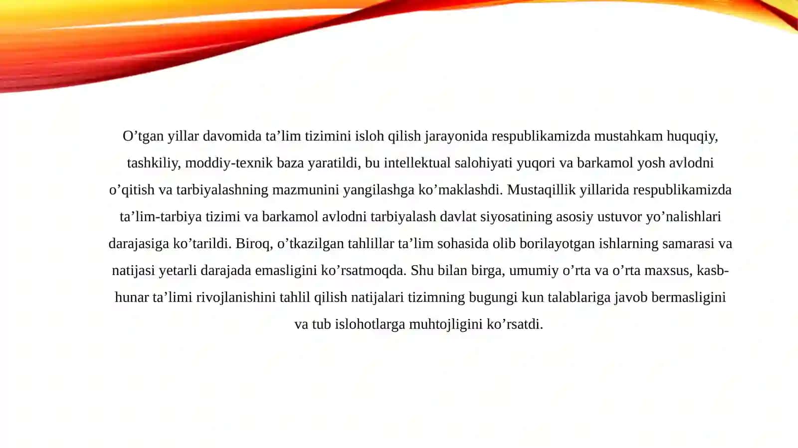 Ta'lim siyosati 4