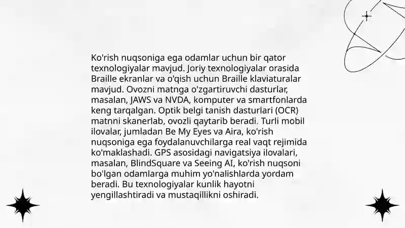 Asissistiv texnologiyalar sxemasi ishlab chiqish 4