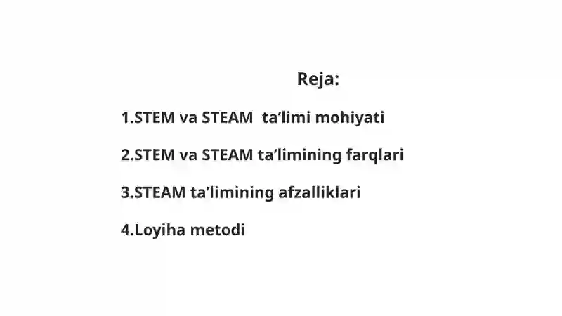 STEM va STEAM ta'limi 4