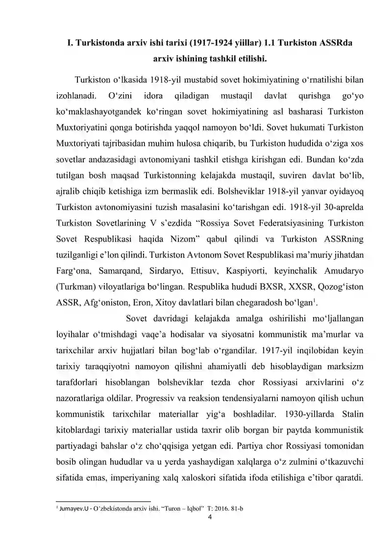 Turkistonda arxiv ishi. 4