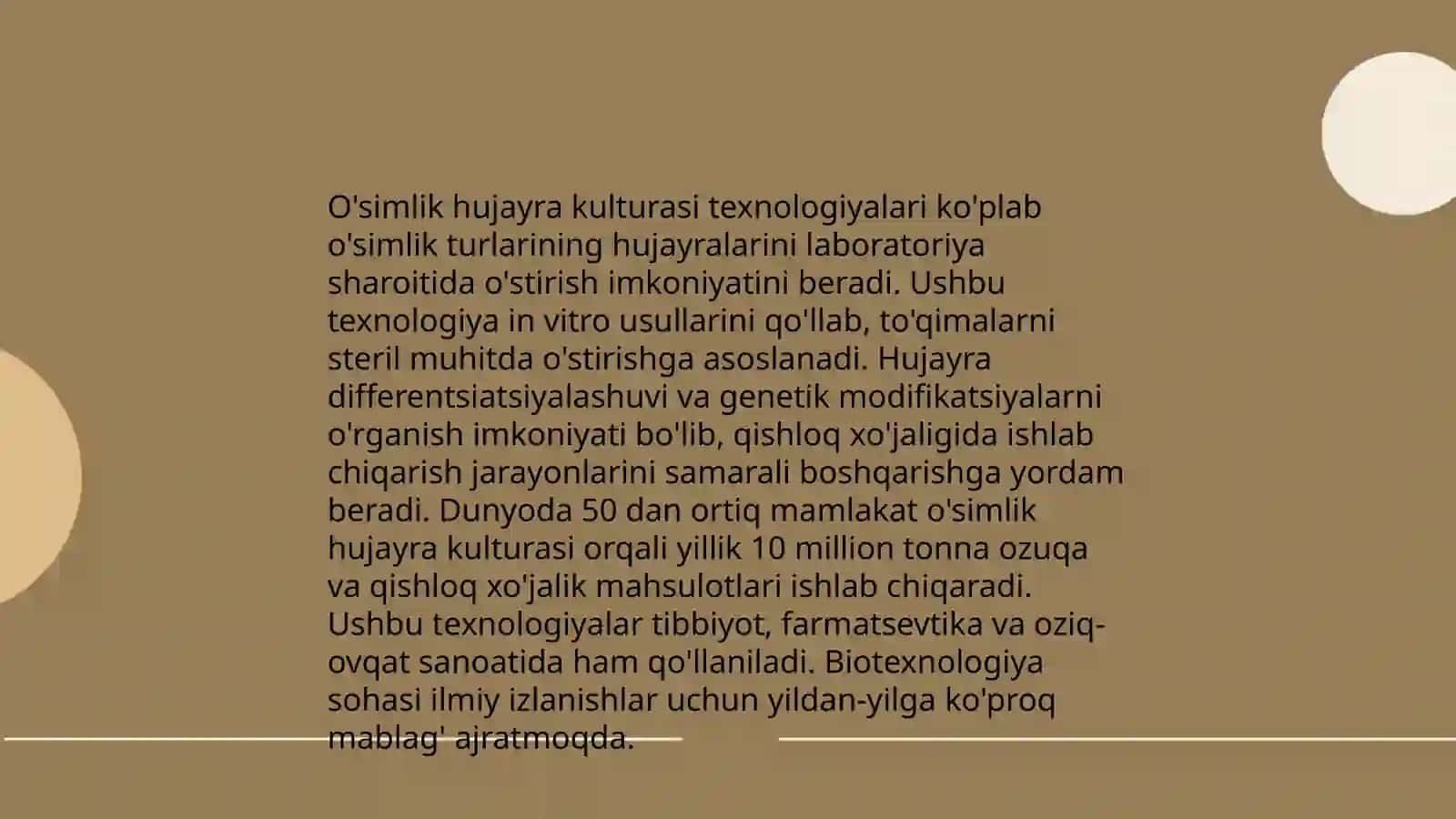 O'simlik hujayrlari kulturalaridan foydalanish istiqbollar 4