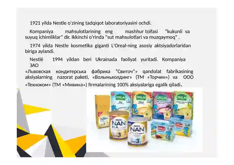 NESTLE KOMPANIYASI 4