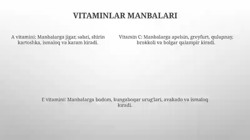 Vitaminlar 4