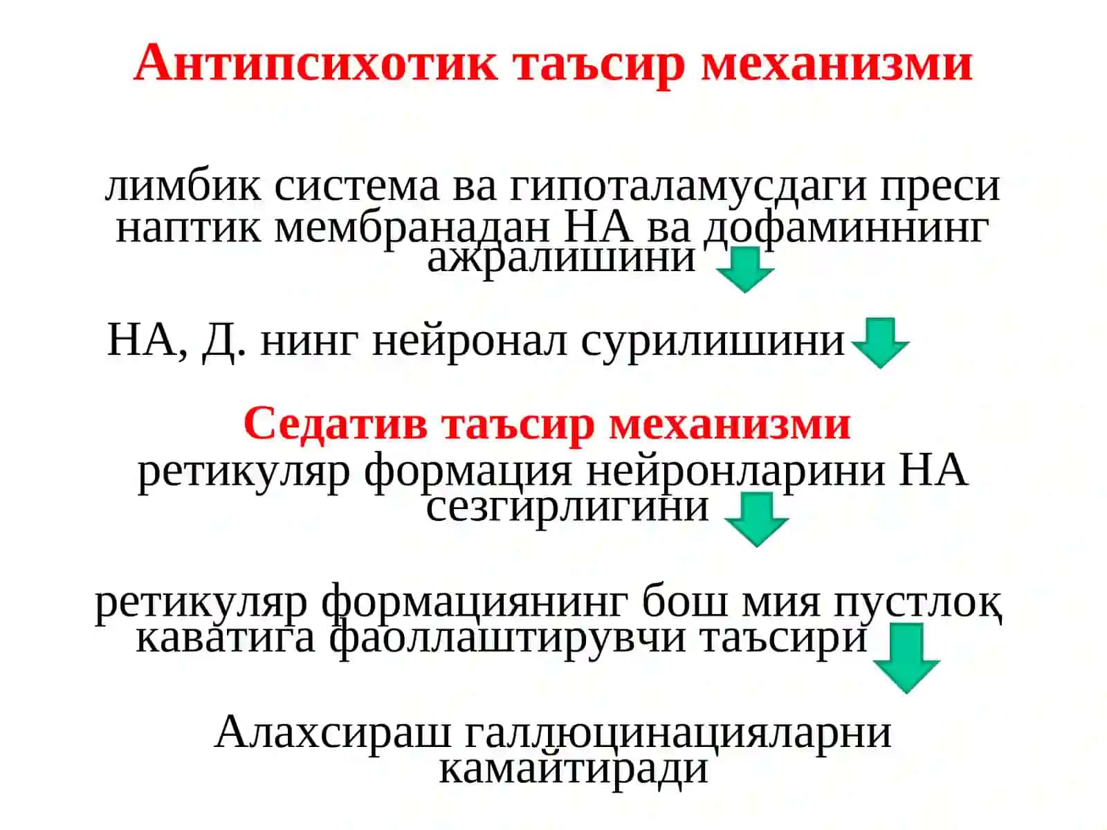Нейролептиклар ва Анксиолитиклар воситалари 4
