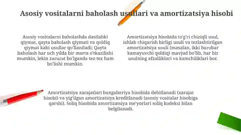 Transport korxonalarida asosiy vositalar hisobi 4