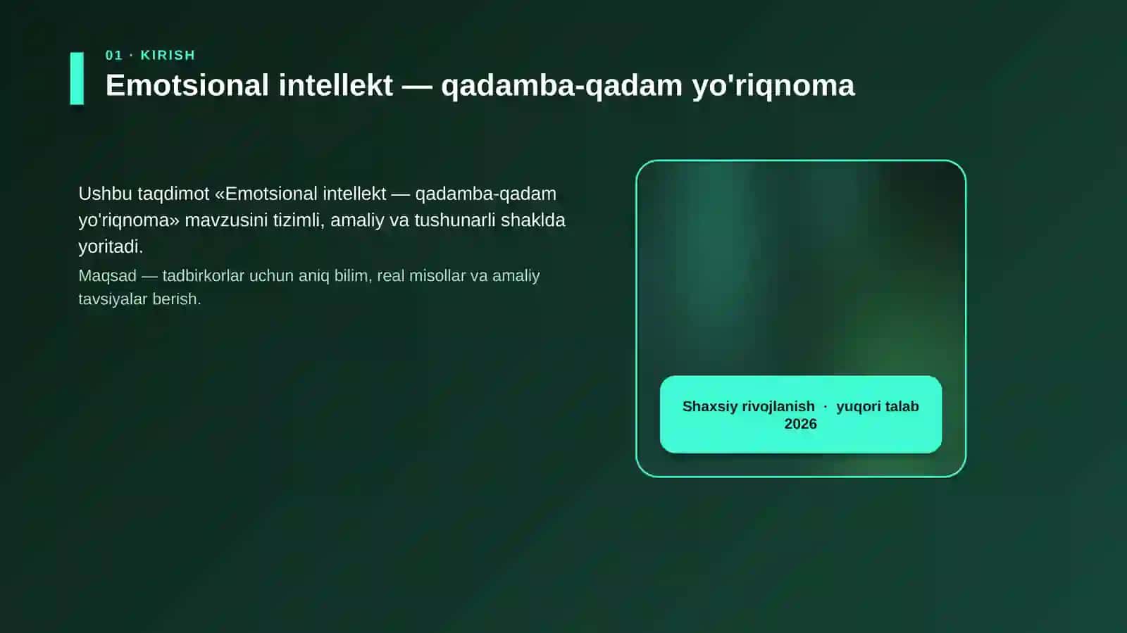 Emotsional intellekt — qadamba-qadam yo'riqnoma 4