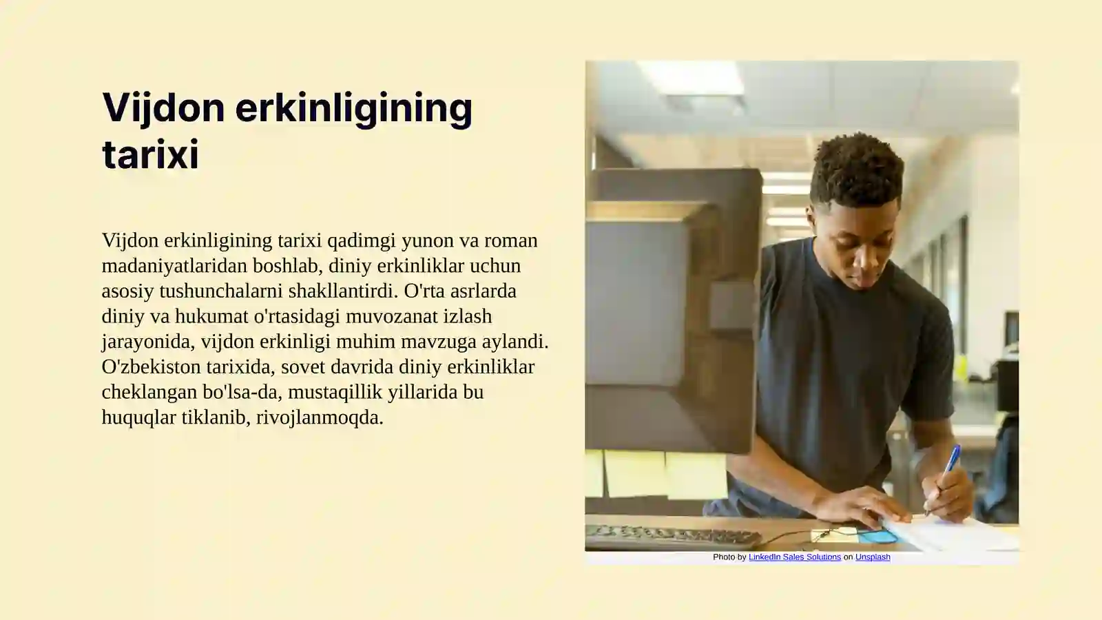 Vijdon erkinligi va diniy tashkilotlarning huquqiy maqomi 4