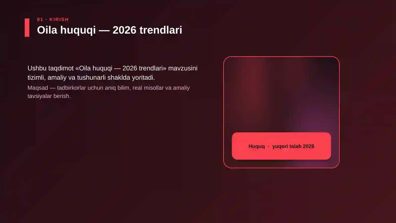 Oila huquqi — 2026 trendlari 4