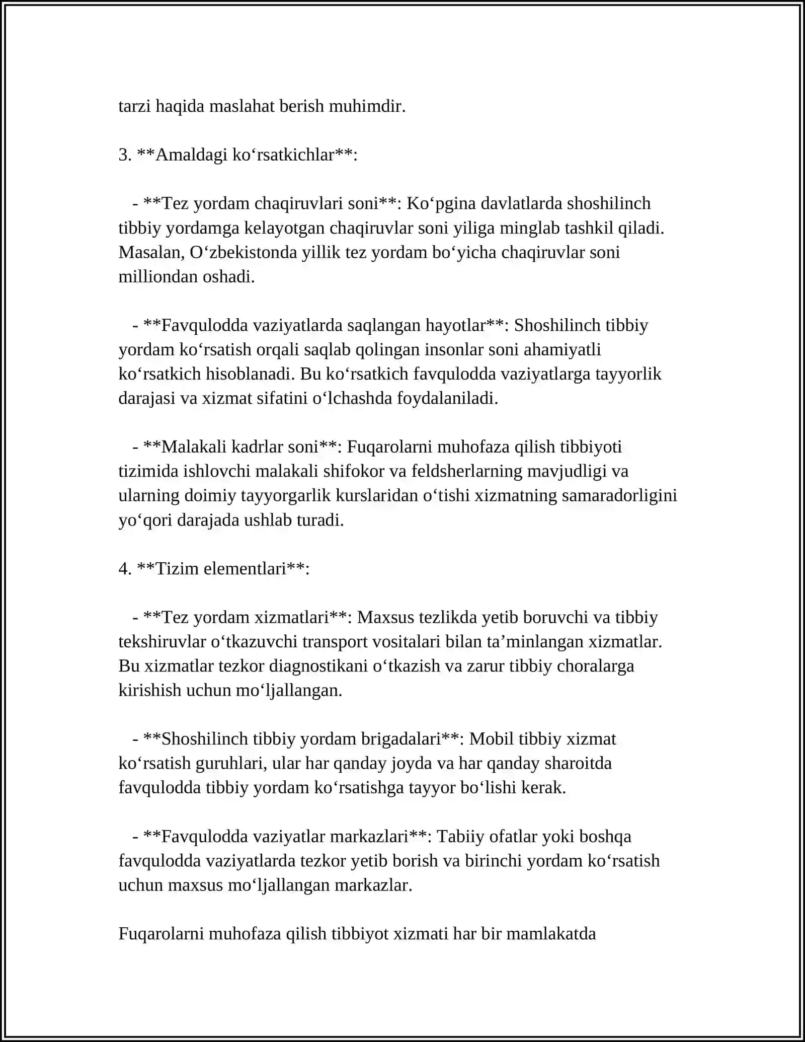 FUQARO MUHOFAZASI TIBBIYOT XIZMATI TUZUMLARI, VAZIFASI, TASHKILIY TAMOYILLARI 4