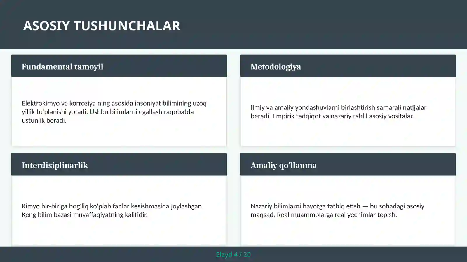 Elektrokimyo va korroziya 4