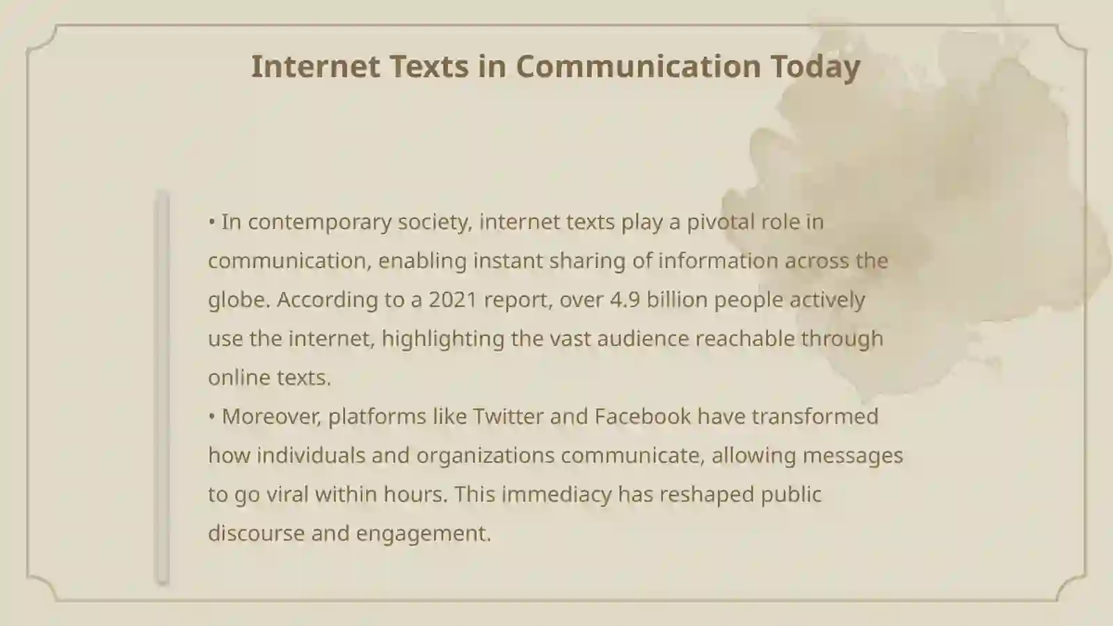 Internet texts 4