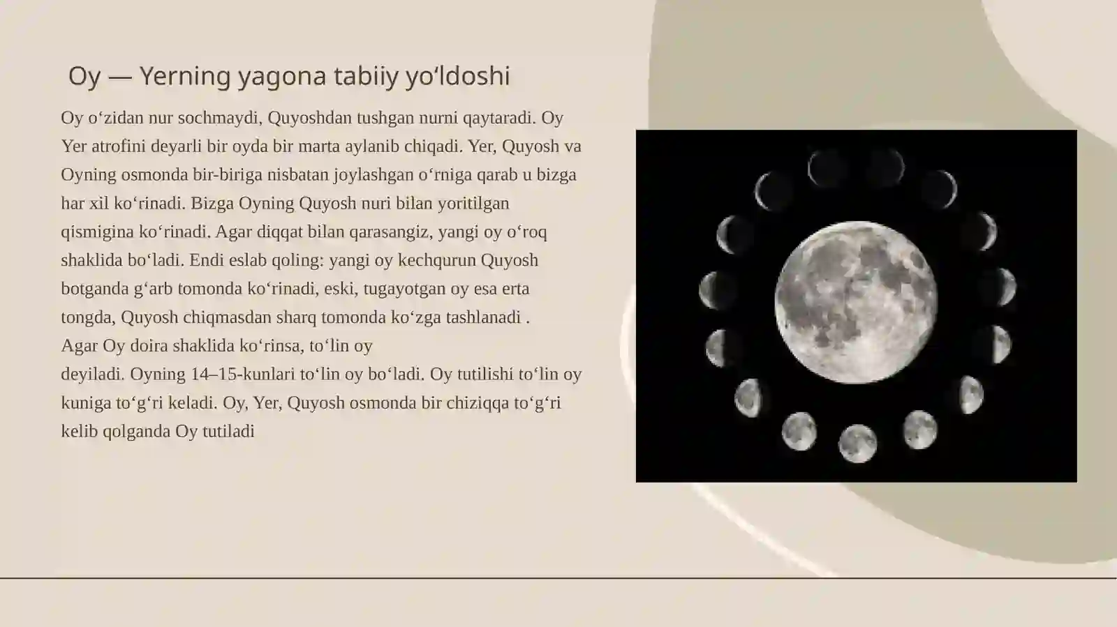 Quyosh , oy va yulduzlar 4