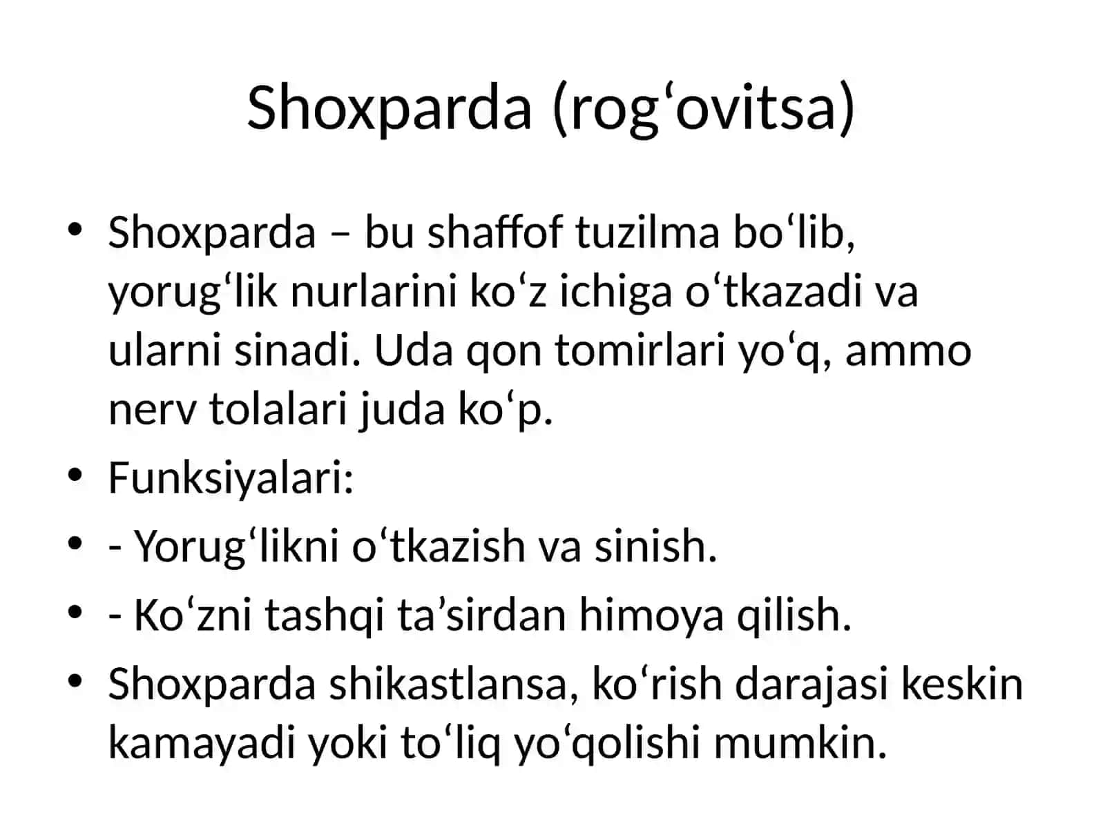 Ko‘z fiziologiyasi 4