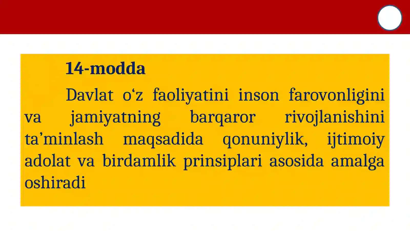 YANGI O’ZBEKISTONDA XALQCHIL VA INSONPARVAR DAVLAT QURISHNING IJTIMOIY – SIYOSIY DAVLAT QURISHNING AHAMIYATI 4
