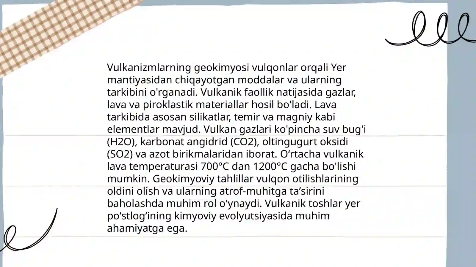 Endogen va ekzogen jarayonlari geokimyosi 4