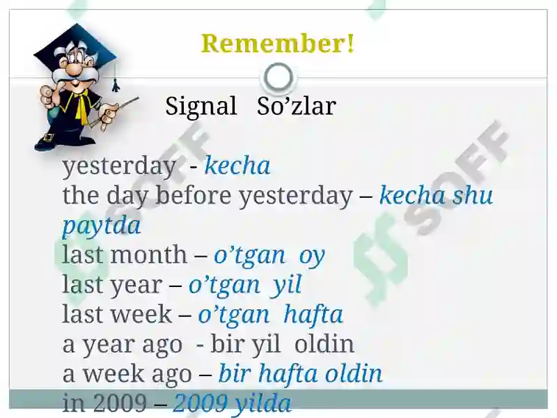 Past Simple Tense 5