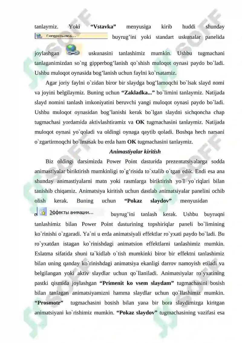 Power Point dasturi 5