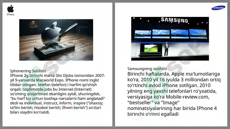 Iphone va Samsung 5