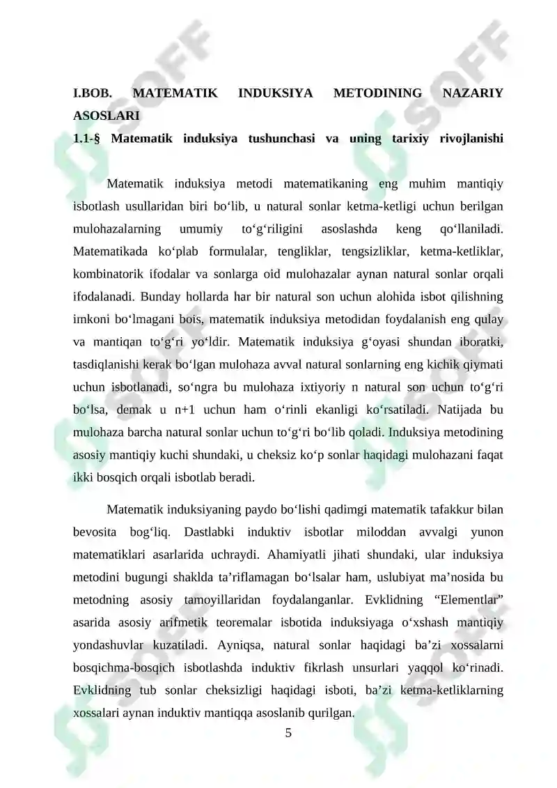 Matematik Induksiya Metodi 5