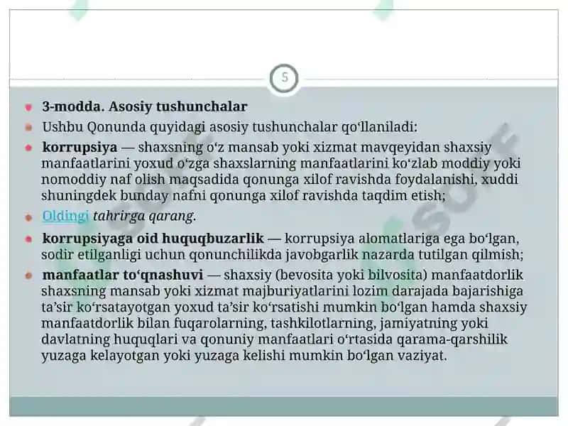 Korrupsiyaga qarshi kurashning ijtimoiy g’oyaviy asoslari 5