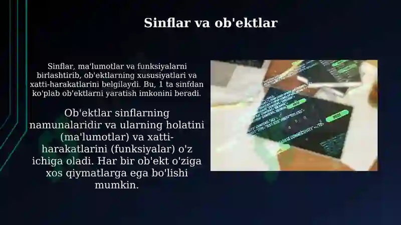 C++ dasturlash tilining interfeysi va imkoniyatlari 5