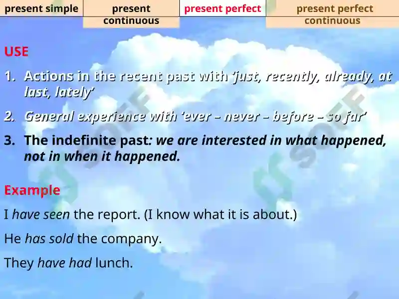 Tenses 5