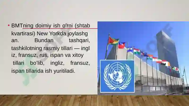BMT ning O‘zbekistondagi vakolatxonasining faoliyati 5