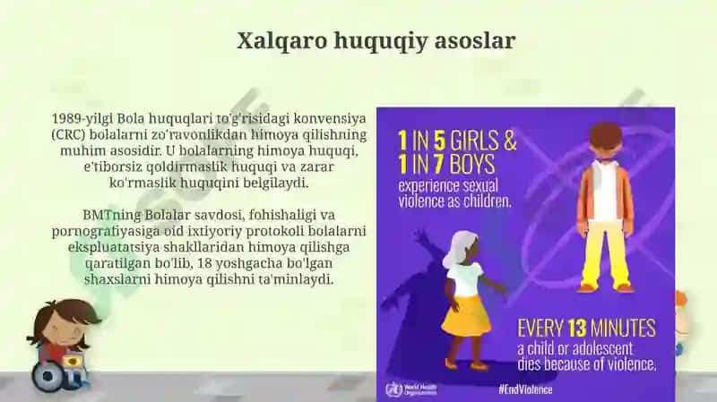Bolalarni shafqatsizlikdan himoya qilish 5