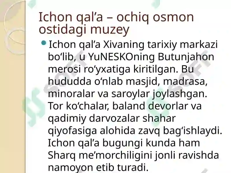 Xiva me’morchiligi 5