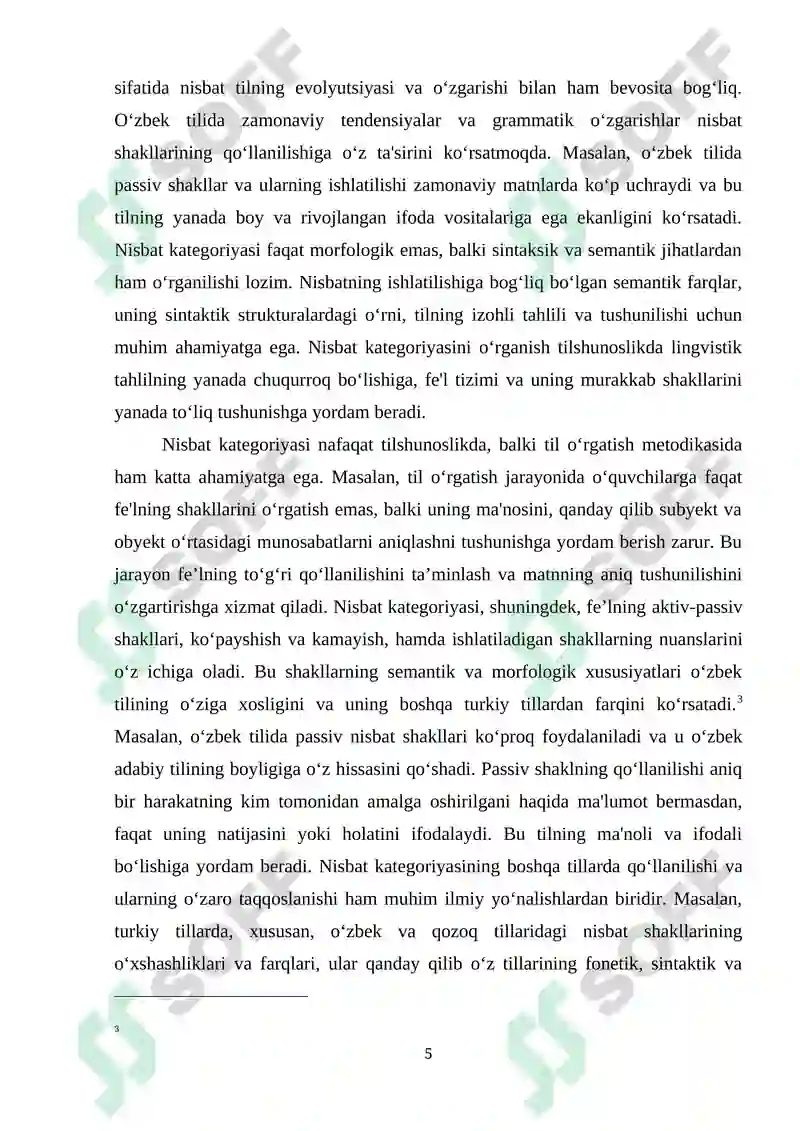nisbat kategoriyasining oʻrganilishi 5