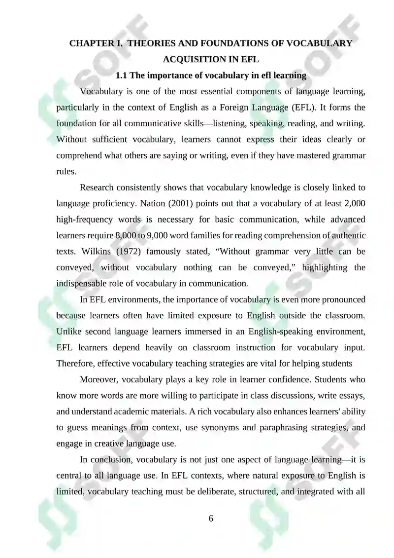 Effective Methods of Teaching Vocabulary in EFL Classes 5