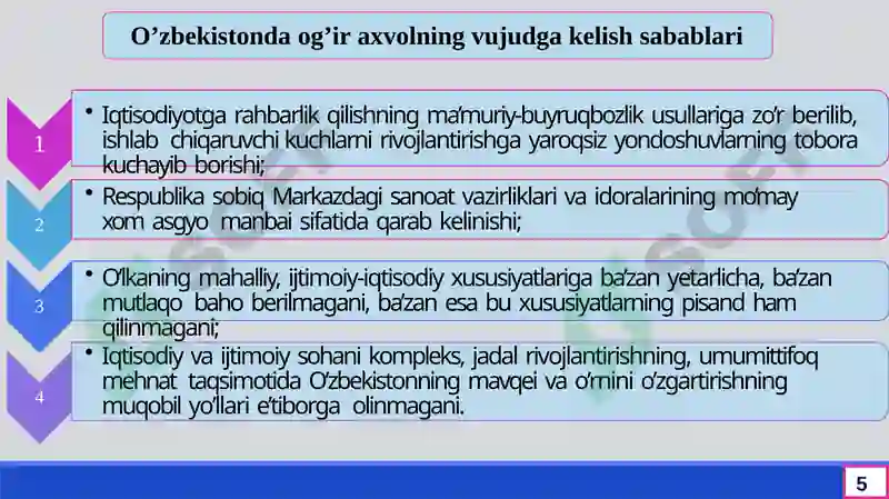O’ZBEKISTONNING YANGI TARIXI 5