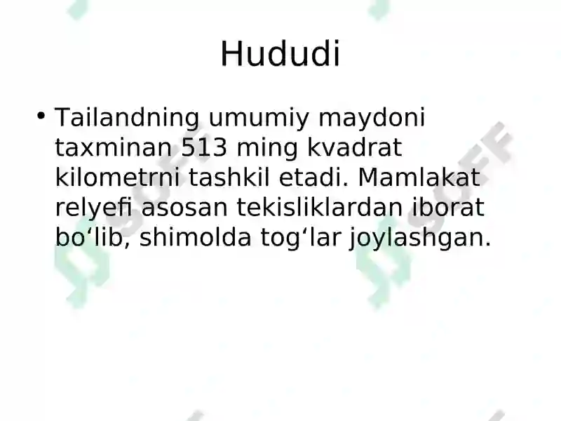 Tailand haqida 5