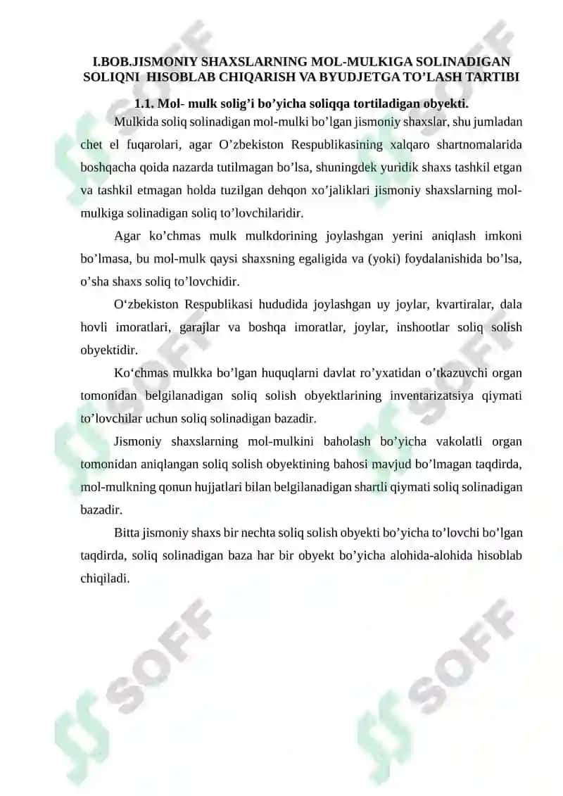 Jismoniy Shaxslardan Olinadigan Mol-Mulk Soligi va Uning Ahamiyati 6