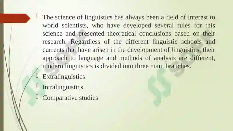 Contrastive linguistics 6