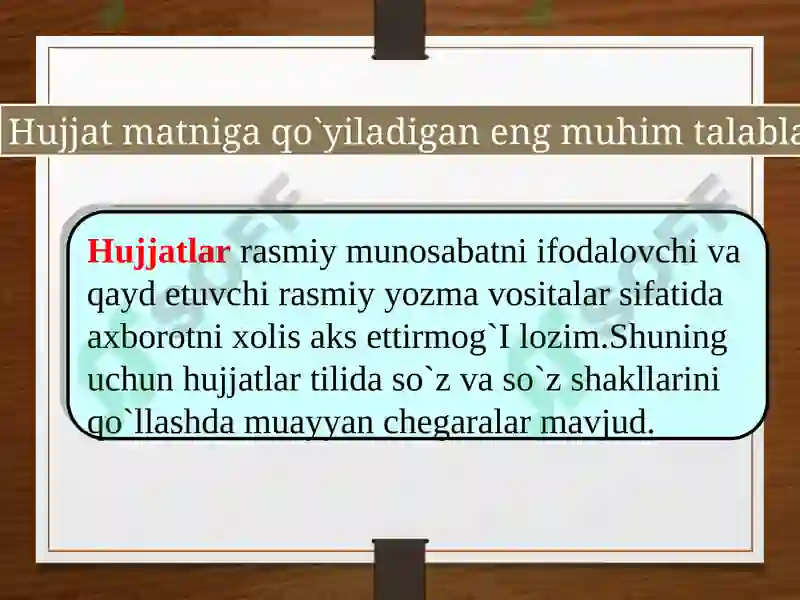 Ish yuritish tili va uslubi 6