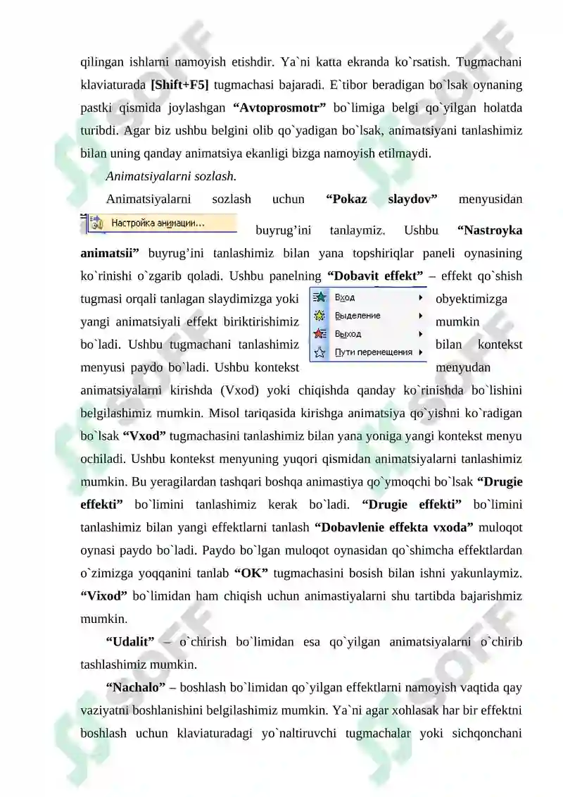 Power Point dasturi 6