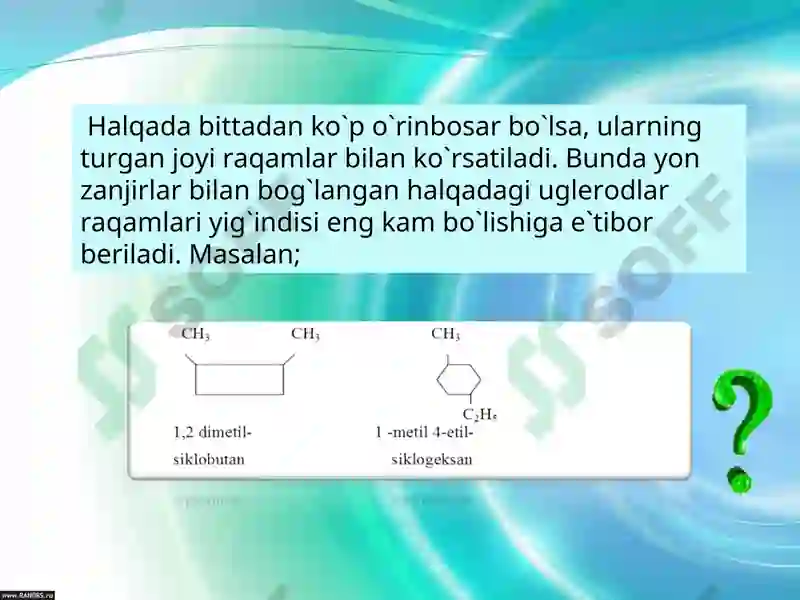 Sikloalkanlar 6