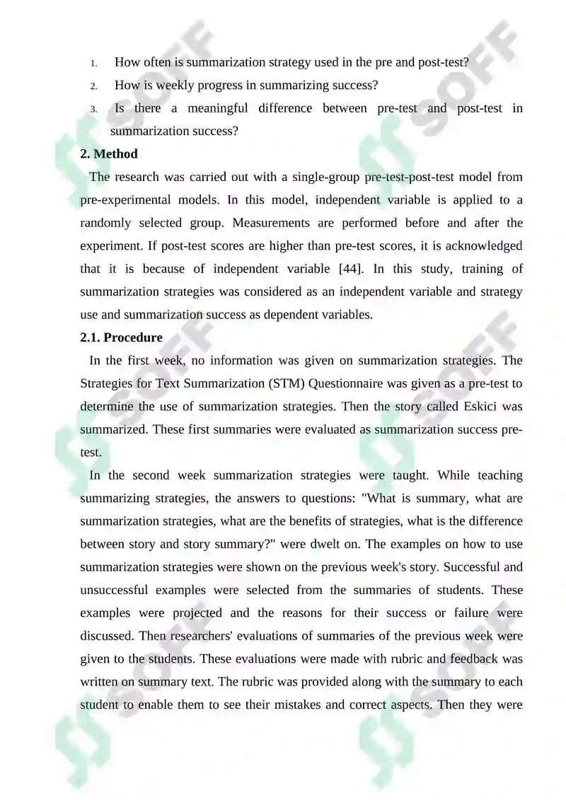 Teaching Summarization Strategies 6
