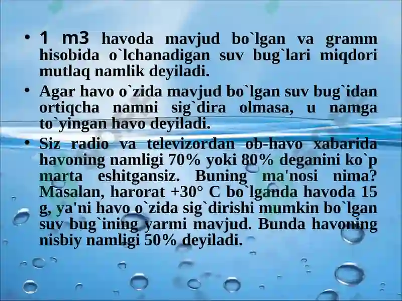 Havodagi suv bug`i 6