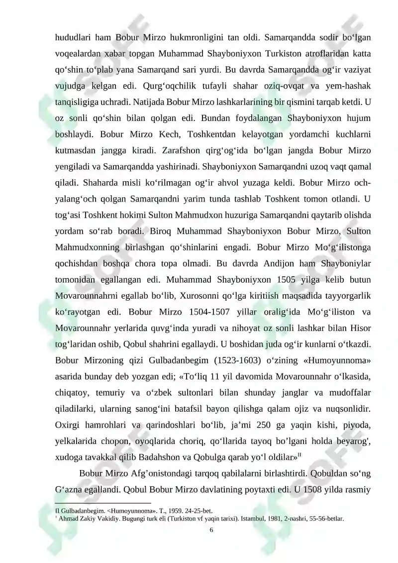Shayboniylar davrida Buxoro xonligi 6
