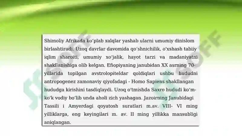 Afrika xalqlari etnologiyasi 6