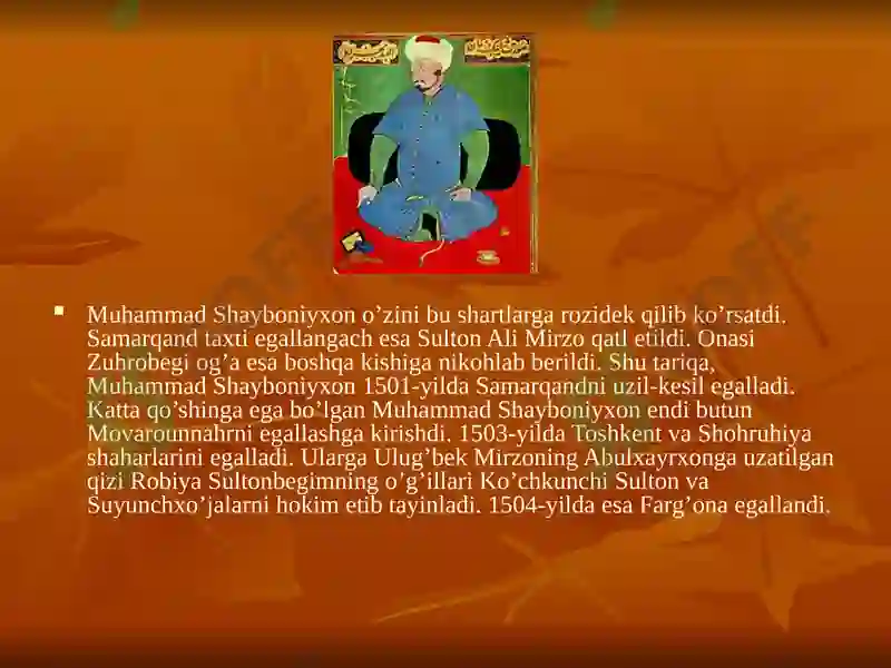 Muhammad Shayboniyxon 6