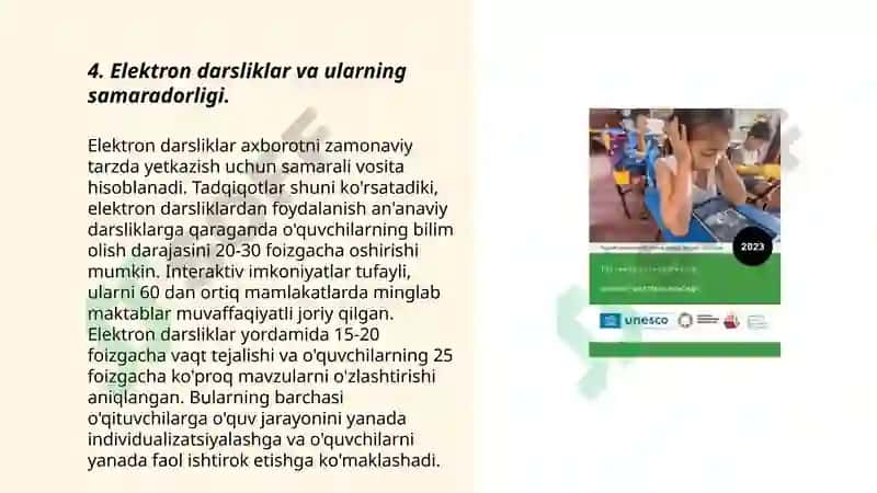 Yoshlar ta’lim-tarbiyasida zamonaviy axborot texnologiyalarning o‘rni va ahamiyati 6